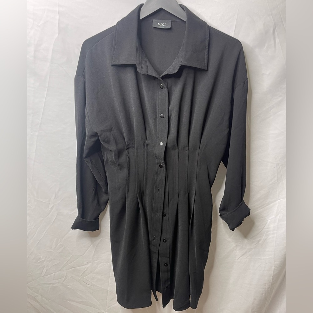 Black vici dress
